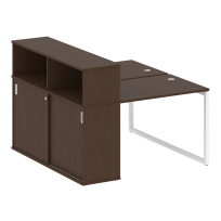 Metal System Quattro Р. ст. с шкафом-купе на О-образном м/к 40БО.РС-СШК-2.1 Т Акация/Антрацит металл 1410*1475*1098 Metal System Quattro Р. ст. с шкафом-купе на О-образном м/к 40БО.РС-СШК-2.1 Т Акация/Антрацит металл 1410*1475*1098