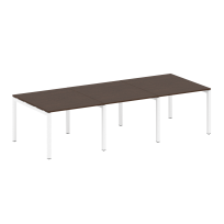 Metal System Quattro Перег. стол (3 столешницы) на П-оразном м/к 50БП.ПРГ-3.1 Акация/Антрацит металл 3000*1235*750 Metal System Quattro Перег. стол (3 столешницы) на П-оразном м/к 50БП.ПРГ-3.1 Акация/Антрацит металл 3000*1235*750