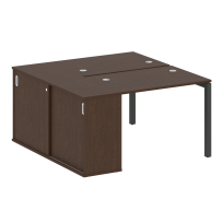 Metal System Quattro Р. ст. с шкафом-купе на П-образном м/к 50БП.РС-СШК-1.1 Т Акация/Антрацит металл 1410*1475*750 Metal System Quattro Р. ст. с шкафом-купе на П-образном м/к 50БП.РС-СШК-1.1 Т Акация/Антрацит металл 1410*1475*750