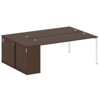 Metal System Quattro Р. ст. с шкафом-купе на П-образном м/к 40БП.РС-СШК-1.5 Т Акация/Антрацит металл 2210*1475*750 Metal System Quattro Р. ст. с шкафом-купе на П-образном м/к 40БП.РС-СШК-1.5 Т Акация/Антрацит металл 2210*1475*750