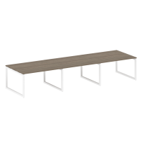 Metal System Quattro Перег. стол (3 столешницы) на О-оразном м/к 50БО.ПРГ-3.3 Акация/Антрацит металл 4200*1235*750 Metal System Quattro Перег. стол (3 столешницы) на О-оразном м/к 50БО.ПРГ-3.3 Акация/Антрацит металл 4200*1235*750