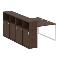 Metal System Quattro Р. ст. с шкафом-купе на О-образном м/к 40БО.РС-СШК-4.2 Т Акация/Антрацит металл 1610*2332*1098 Metal System Quattro Р. ст. с шкафом-купе на О-образном м/к 40БО.РС-СШК-4.2 Т Акация/Антрацит металл 1610*2332*1098