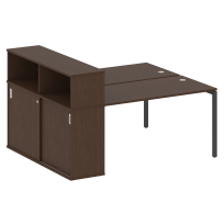 Metal System Quattro Р. ст. с шкафом-купе на П-образном м/к 40БП.РС-СШК-2.3 Т Акация/Антрацит металл 1810*1475*1098 Metal System Quattro Р. ст. с шкафом-купе на П-образном м/к 40БП.РС-СШК-2.3 Т Акация/Антрацит металл 1810*1475*1098