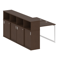 Metal System Quattro Р. ст. с шкафом-купе на О-образном м/к 40БО.РС-СШК-4.1 Т Акация/Антрацит металл 1410*2332*1098 Metal System Quattro Р. ст. с шкафом-купе на О-образном м/к 40БО.РС-СШК-4.1 Т Акация/Антрацит металл 1410*2332*1098