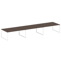 Metal System Quattro Перег. стол (3 столешницы) на О-оразном м/к 40БО.ПРГ-3.5 Акация/Антрацит металл 5400*1235*750 Metal System Quattro Перег. стол (3 столешницы) на О-оразном м/к 40БО.ПРГ-3.5 Акация/Антрацит металл 5400*1235*750