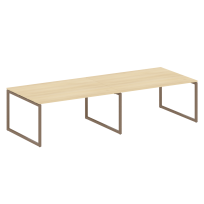 Metal System Quattro Перег. стол (2 столешницы) на О-образном м/к 40БО.ПРГ-2.4 Акация/Антрацит металл 3200*1235*750 Metal System Quattro Перег. стол (2 столешницы) на О-образном м/к 40БО.ПРГ-2.4 Акация/Антрацит металл 3200*1235*750