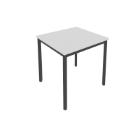 Slim Стол офисный на металлокаркасе С.СП-2 Белый/Антрацит металл 780×720×750