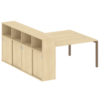Metal System Quattro Р. ст. с шкафом-купе на П-образном м/к 50БП.РС-СШК-4.4 Т Акация/Антрацит металл 2010*2332*1098 Metal System Quattro Р. ст. с шкафом-купе на П-образном м/к 50БП.РС-СШК-4.4 Т Акация/Антрацит металл 2010*2332*1098