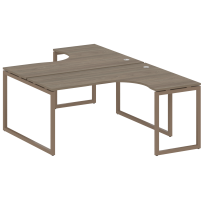 Metal System Quattro Р. ст. криволинейная на О-образном м/к 40БО.РАС-СА-2.4 Акация/Антрацит металл 1600*2435*750 Metal System Quattro Р. ст. криволинейная на О-образном м/к 40БО.РАС-СА-2.4 Акация/Антрацит металл 1600*2435*750