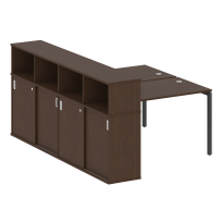 Metal System Quattro Р. ст. с шкафом-купе на П-образном м/к 40БП.РС-СШК-4.2 Т Акация/Антрацит металл 1610*2332*1098 Metal System Quattro Р. ст. с шкафом-купе на П-образном м/к 40БП.РС-СШК-4.2 Т Акация/Антрацит металл 1610*2332*1098