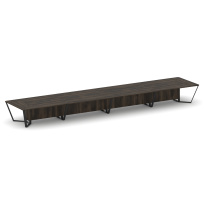 Стол для переговоров прямоугольный Steel Meet KD-PR.B.SP-24 / Тиквуд Светлый – Металл Черный / 8000×1600×750 Стол для переговоров прямоугольный Steel Meet KD-PR.B.SP-24 / Тиквуд Светлый – Металл Черный / 8000×1600×750