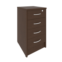 Riva Тумба приставная с фолдингом (4 ящика, с замком) А.ТП-4F-S Белый 412*450*750 Riva Тумба приставная с фолдингом (4 ящика, с замком) А.ТП-4F-S Белый 412*450*750