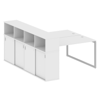 Metal System Quattro Р. ст. с шкафом-купе на О-образном м/к 40БО.РС-СШК-4.3 Т Акация/Антрацит металл 1810*2332*1098 Metal System Quattro Р. ст. с шкафом-купе на О-образном м/к 40БО.РС-СШК-4.3 Т Акация/Антрацит металл 1810*2332*1098