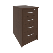 Riva Тумба приставная с фолдингом (4 ящика, с замком) А.ТП-4.1F-S Белый 412*600*750 Riva Тумба приставная с фолдингом (4 ящика, с замком) А.ТП-4.1F-S Белый 412*600*750