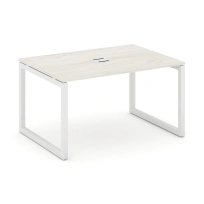 Стол для переговоров Style Project SN-5O.SPRG-003 Акация Лорка/Металл Черный 1380×980×750