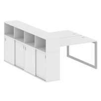 Metal System Quattro Р. ст. с шкафом-купе на О-образном м/к 50БО.РС-СШК-4.3 Т Акация/Антрацит металл 1810*2332*1098 Metal System Quattro Р. ст. с шкафом-купе на О-образном м/к 50БО.РС-СШК-4.3 Т Акация/Антрацит металл 1810*2332*1098