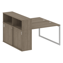 Metal System Quattro Р. ст. с шкафом-купе на О-образном м/к 40БО.РС-СШК-2.2 Т Акация/Антрацит металл 1610*1475*1098 Metal System Quattro Р. ст. с шкафом-купе на О-образном м/к 40БО.РС-СШК-2.2 Т Акация/Антрацит металл 1610*1475*1098