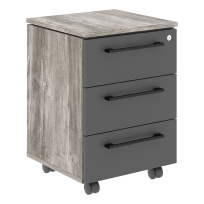 Тумба для документов мобильная Morris Trend MC-3D.A Сосна Нордик/Антрацит 465×450×652 Тумба для документов мобильная Morris Trend MC-3D.A Сосна Нордик/Антрацит 465×450×652