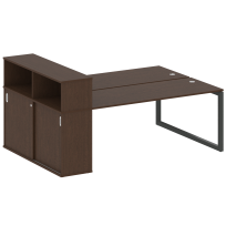 Metal System Quattro Р. ст. с шкафом-купе на О-образном м/к 50БО.РС-СШК-2.5 Т Акация/Антрацит металл 2210*1475*1098 Metal System Quattro Р. ст. с шкафом-купе на О-образном м/к 50БО.РС-СШК-2.5 Т Акация/Антрацит металл 2210*1475*1098