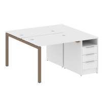 Metal System Quattro Р. ст. с тумбой на П-образном м/к 50БП.РС-СТП-2.1 Акация/Антрацит металл 1412*1475*750 Metal System Quattro Р. ст. с тумбой на П-образном м/к 50БП.РС-СТП-2.1 Акация/Антрацит металл 1412*1475*750